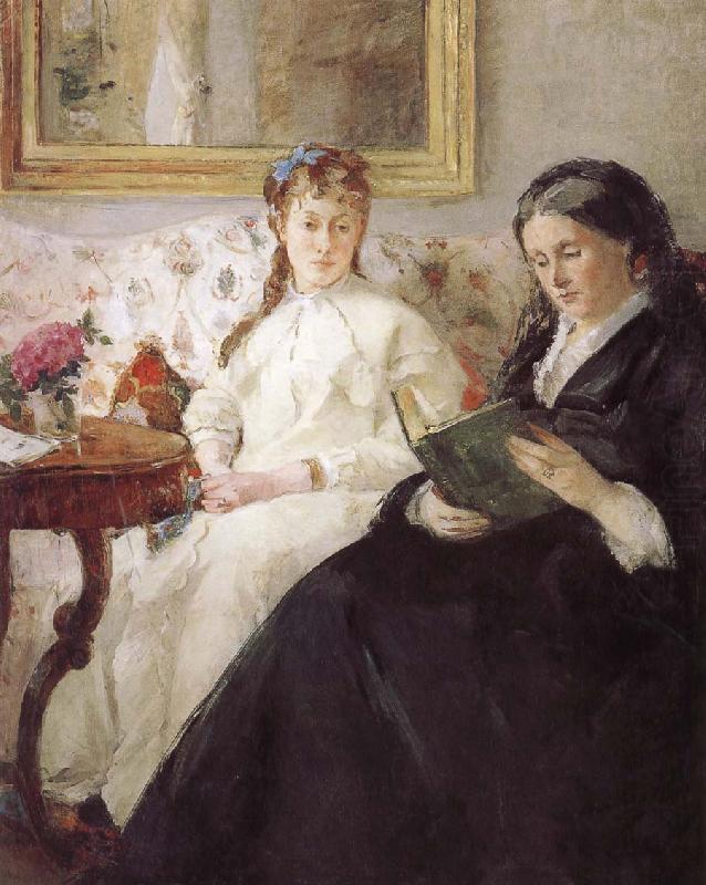 Artist-s monther and his sister, Berthe Morisot